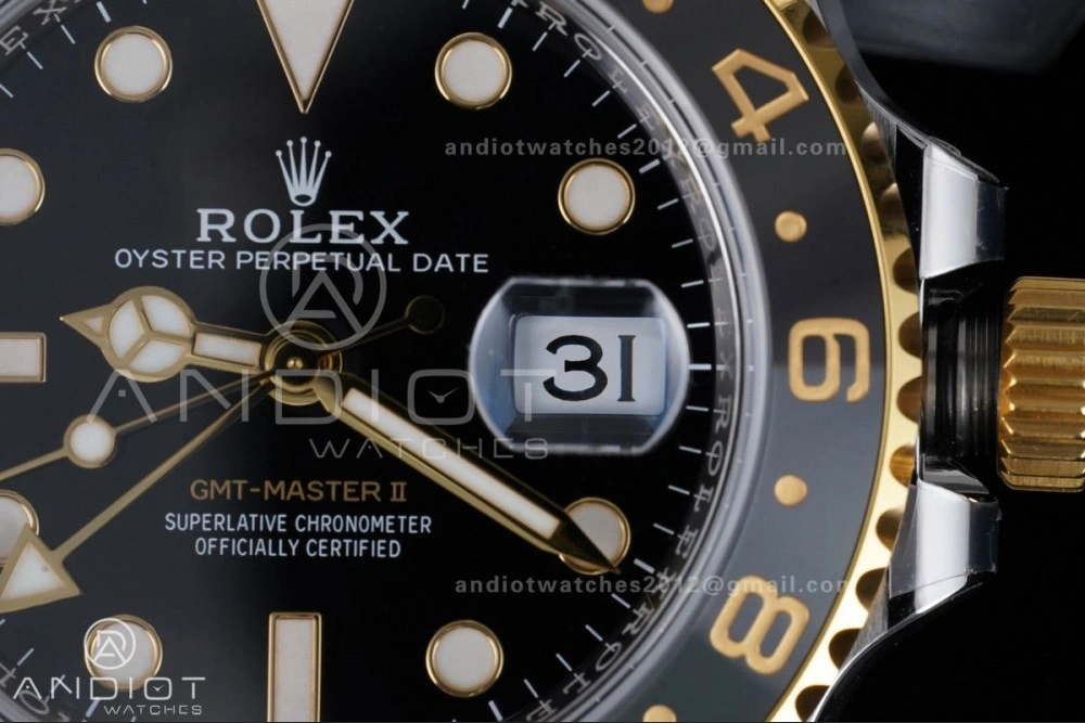 GMT Master II 126713 GRNR ARF Best Edition Black Dial on SS YG Jubilee Bracelet New SH3285 V Bold 856