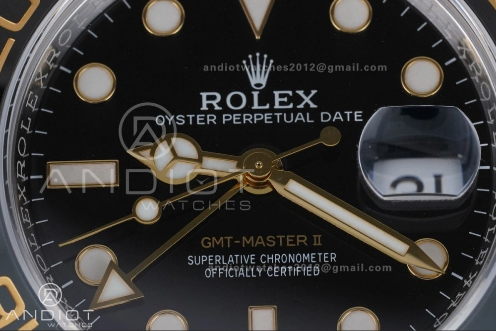 GMT Master II 126713 GRNR ARF Best Edition Black Dial on SS YG Jubilee Bracelet New SH3285 V Bold 856