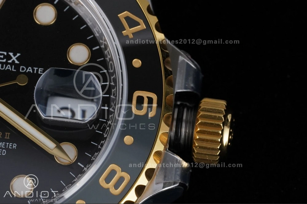 GMT Master II 126713 GRNR ARF Best Edition Black Dial on SS YG Jubilee Bracelet New SH3285 V Bold 856