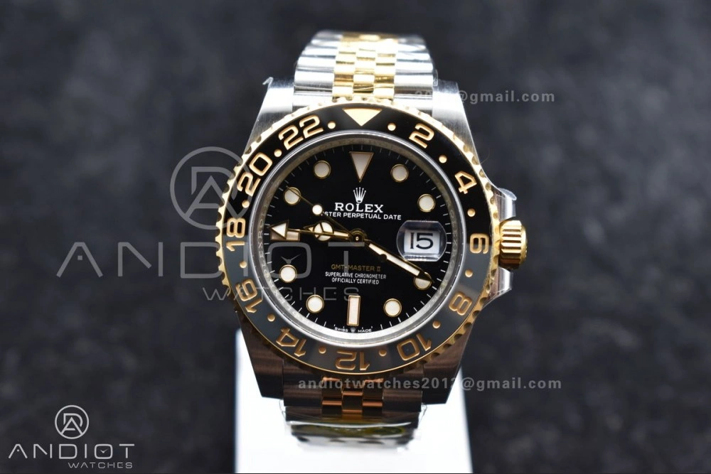 Contemporary GMT Master II 126713 GRNR Clean 1:1 Best Edition Black Dial on Jubilee Bracelet DD3285 CHS 859