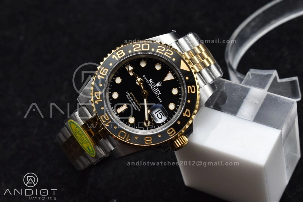 Contemporary GMT Master II 126713 GRNR Clean 1:1 Best Edition Black Dial on Jubilee Bracelet DD3285 CHS 859