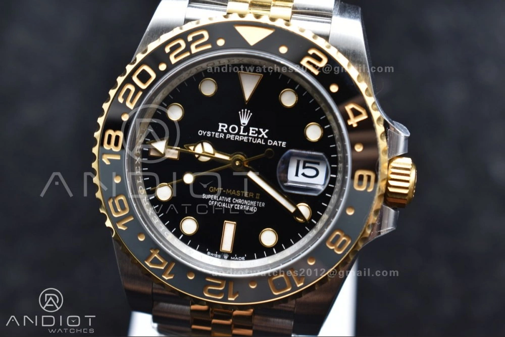 Contemporary GMT Master II 126713 GRNR Clean 1:1 Best Edition Black Dial on Jubilee Bracelet DD3285 CHS 859