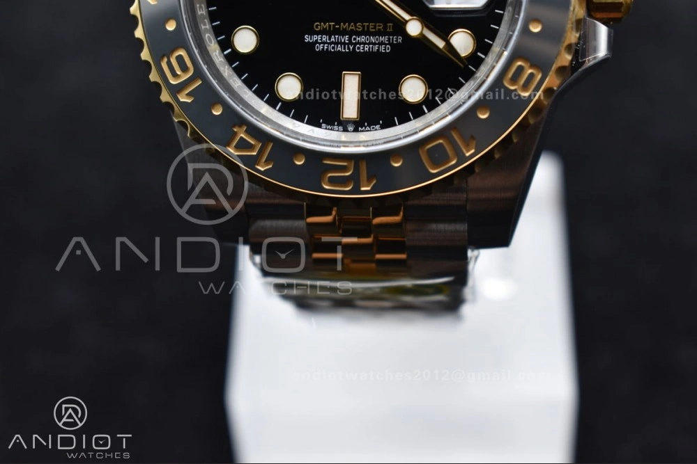 Contemporary GMT Master II 126713 GRNR Clean 1:1 Best Edition Black Dial on Jubilee Bracelet DD3285 CHS 859