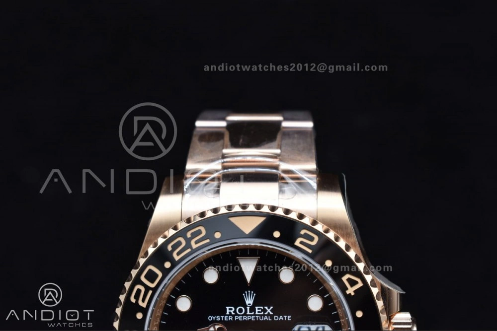 Practical GMT Master II 126715 CHNR 904L SS ARF 1:1 Best Edition on RG Bracelet New SH3285 CHS 864