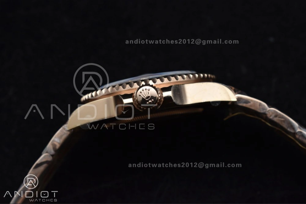 Practical GMT Master II 126715 CHNR 904L SS ARF 1:1 Best Edition on RG Bracelet New SH3285 CHS 864