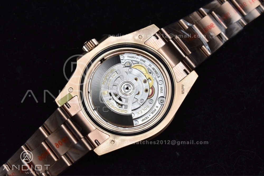Practical GMT Master II 126715 CHNR 904L SS ARF 1:1 Best Edition on RG Bracelet New SH3285 CHS 864