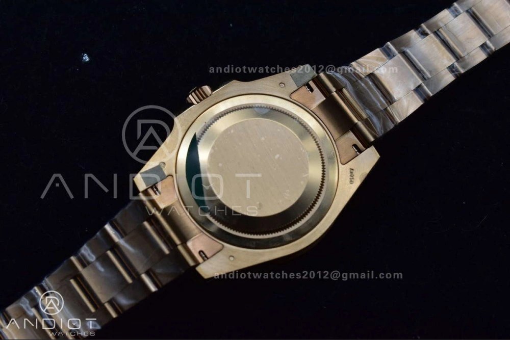 GMT Master II 126715 CHNR Gain Weight Gold Factory 1:1 Best Edition Black Dial on RG Bracelet VR3285 CHS OdorResistant 860