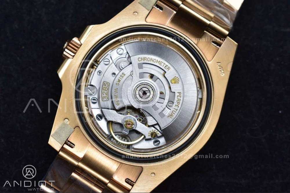 GMT Master II 126715 CHNR Gain Weight Gold Factory 1:1 Best Edition Black Dial on RG Bracelet VR3285 CHS OdorResistant 860
