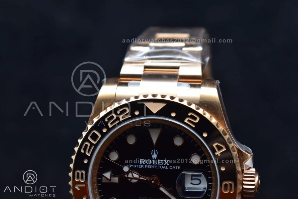 GMT-Master II 126715CHNR Black Red Ceramic Clean Factory Best Edition on SS RG Bracelet DD3285 CHS Upgraded 882