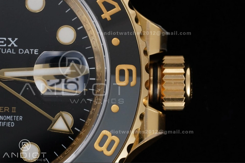 GMT Master II 126718 GRNR ARF Best Edition Black Dial on YG Jubilee Bracelet New SH3285 V EyeCatching 925
