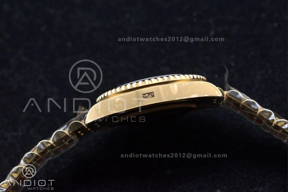 Bright GMT Master II 126718 GRNR Clean 1:1 Best Edition Black Dial on YG Jubilee Bracelet DD3285 CHS 928