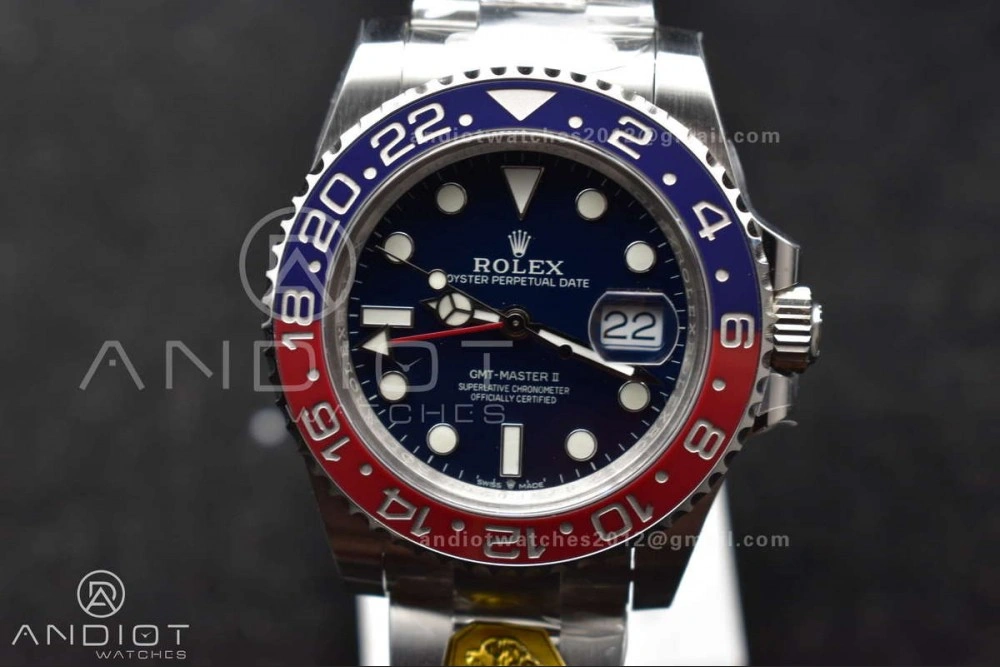 GMT Master II 126719 BLRO Gain Weight Gold Factory 1:1 Best Edition Black Dial on Oyster Bracelet VR3285 CHS UrbanStyle 929