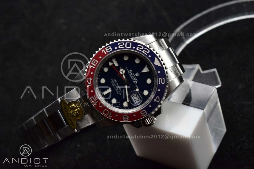 GMT Master II 126719 BLRO Gain Weight Gold Factory 1:1 Best Edition Black Dial on Oyster Bracelet VR3285 CHS UrbanStyle 929