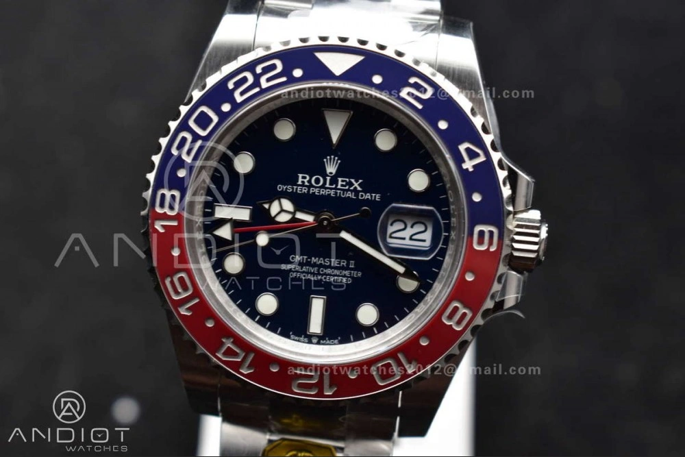 GMT Master II 126719 BLRO Gain Weight Gold Factory 1:1 Best Edition Black Dial on Oyster Bracelet VR3285 CHS UrbanStyle 929