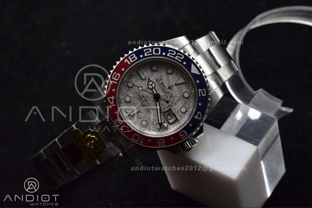 Breathable GMT Master II 126719 BLRO Gain Weight Gold Factory 1:1 Best Edition Real Meteorite Dial on Oyster Bracelet VR3285 CHS 930