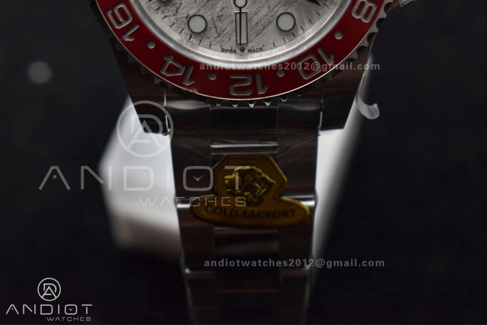 Breathable GMT Master II 126719 BLRO Gain Weight Gold Factory 1:1 Best Edition Real Meteorite Dial on Oyster Bracelet VR3285 CHS 930