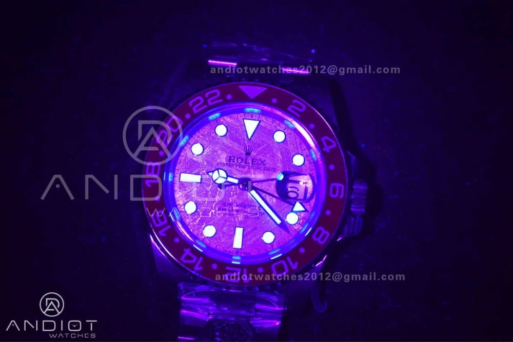 Breathable GMT Master II 126719 BLRO Gain Weight Gold Factory 1:1 Best Edition Real Meteorite Dial on Oyster Bracelet VR3285 CHS 930