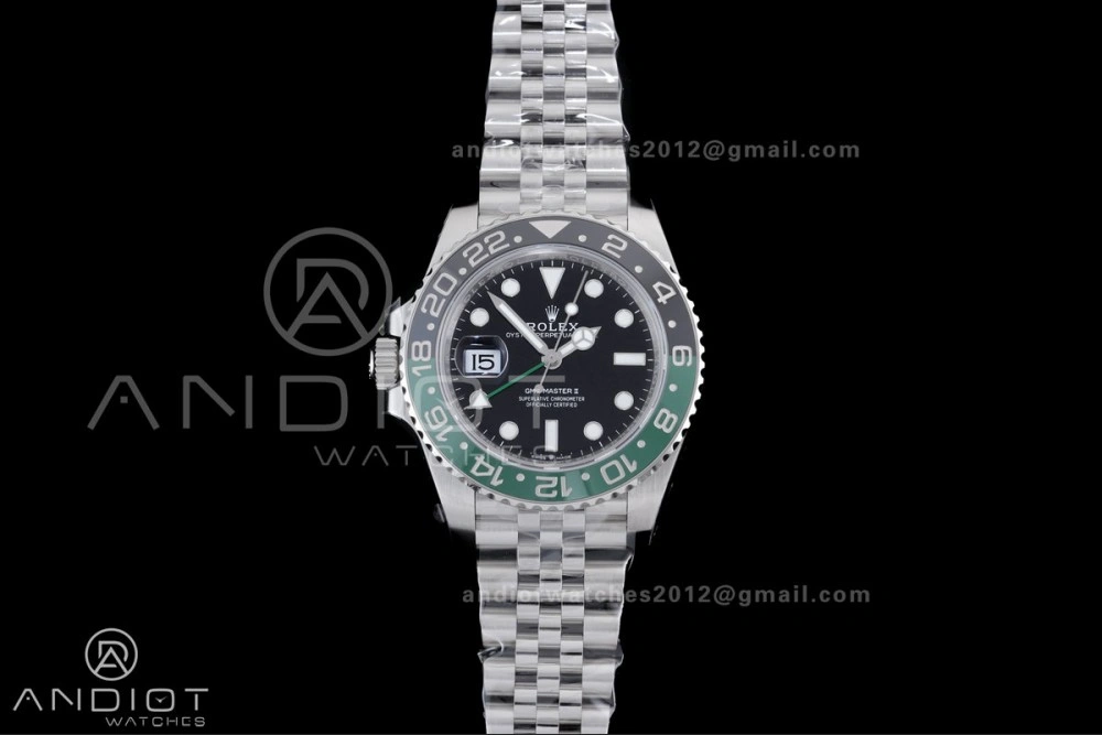 GMT-Master II 126720 VTNR 904L Steel V3 VSF 1:1 Sprite Best Edition Black Dial On Jubilee Bracelet DD Affordable 885