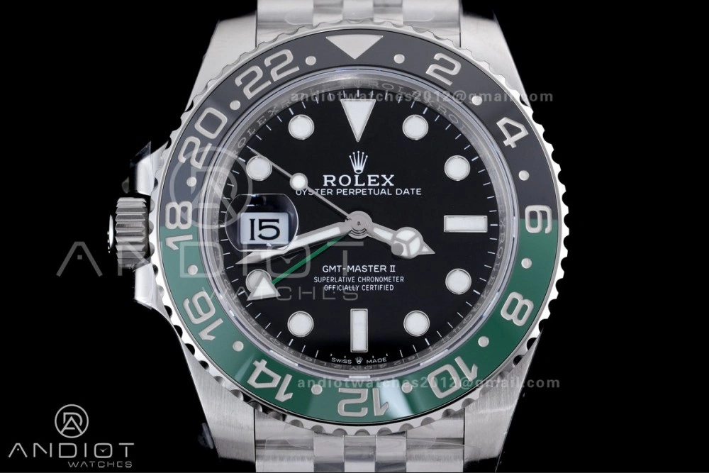 GMT-Master II 126720 VTNR 904L Steel V3 VSF 1:1 Sprite Best Edition Black Dial On Jubilee Bracelet DD Affordable 885