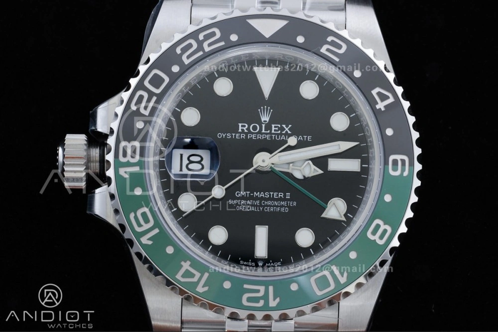 GMT Master II 126720 VTNR LHD 904L SS ARF 1:1 Best Edition on Jubilee Bracelet New SH3285 V EasyMatch 865
