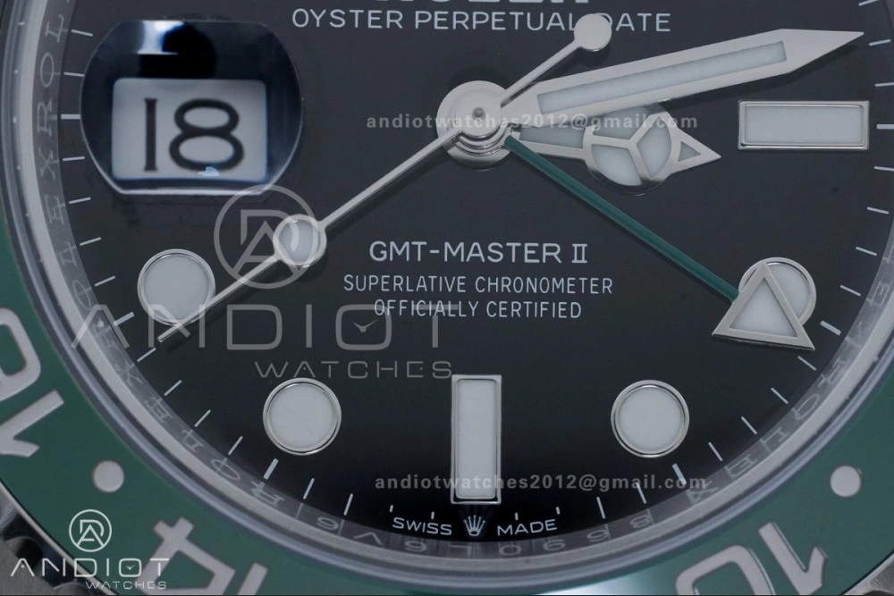 GMT Master II 126720 VTNR LHD 904L SS ARF 1:1 Best Edition on Jubilee Bracelet New SH3285 V EasyMatch 865