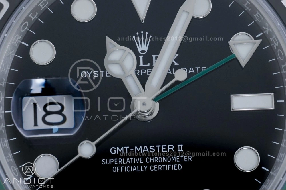 GMT Master II 126720 VTNR LHD 904L SS ARF 1:1 Best Edition on Jubilee Bracelet New SH3285 V EasyMatch 865
