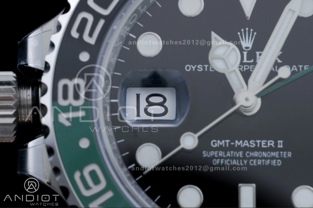 GMT Master II 126720 VTNR LHD 904L SS ARF 1:1 Best Edition on Jubilee Bracelet New SH3285 V EasyMatch 865