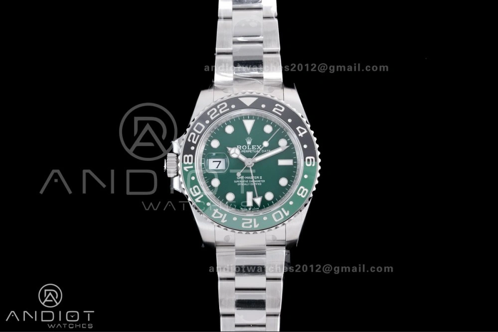 Durable GMT-Master II 126729 VTNR 904L SS V3 VSF 1:1 Sprite Best Edition Green Dial On Oyster Bracelet DD 884