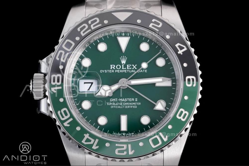 Durable GMT-Master II 126729 VTNR 904L SS V3 VSF 1:1 Sprite Best Edition Green Dial On Oyster Bracelet DD 884