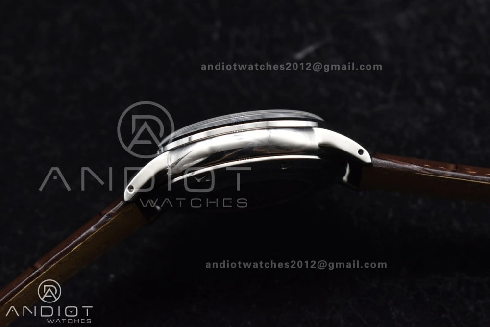 Grand Seiko Elegance Automatic SS GSF 1:1 Best Edition Cream Dial on Brown Leather Strap NH FastDry 263