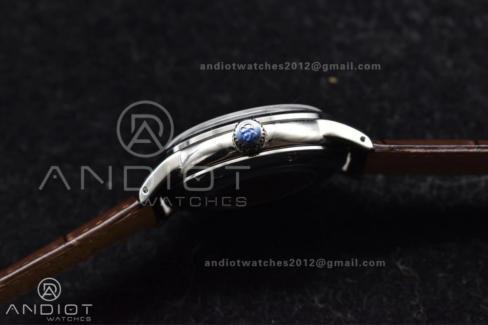 Grand Seiko Elegance Automatic SS GSF 1:1 Best Edition Cream Dial on Brown Leather Strap NH FastDry 263