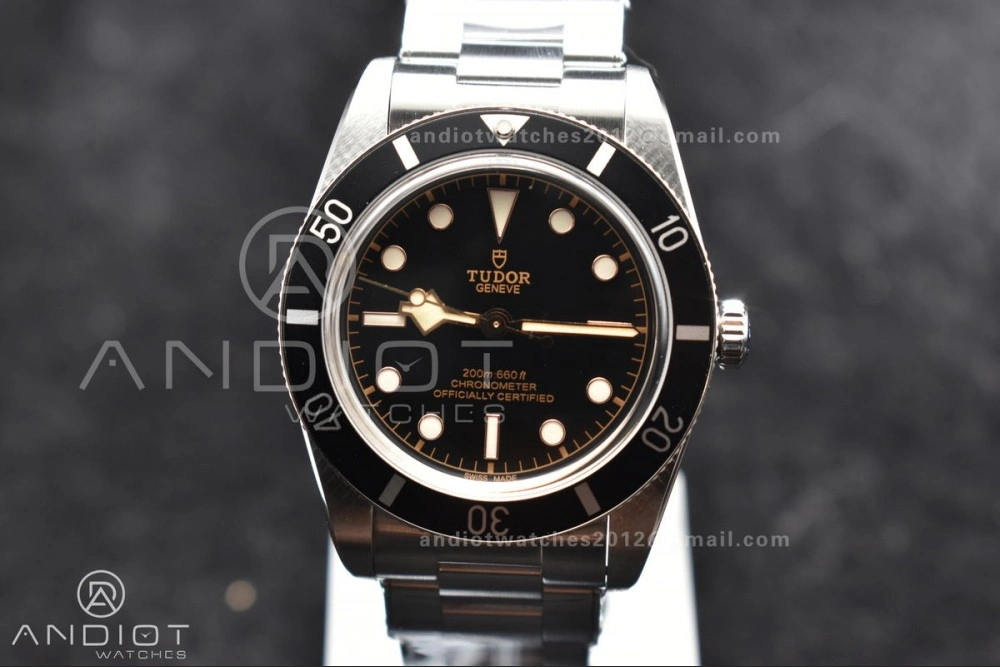 Stretchable Heritage Black Bay 37mm SS ZF 1:1 Best Edition Black Dial on SS Bracelet A 1263