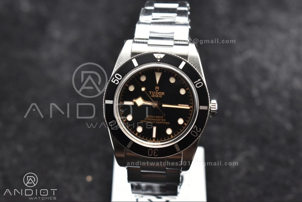 Stretchable Heritage Black Bay 37mm SS ZF 1:1 Best Edition Black Dial on SS Bracelet A 1263
