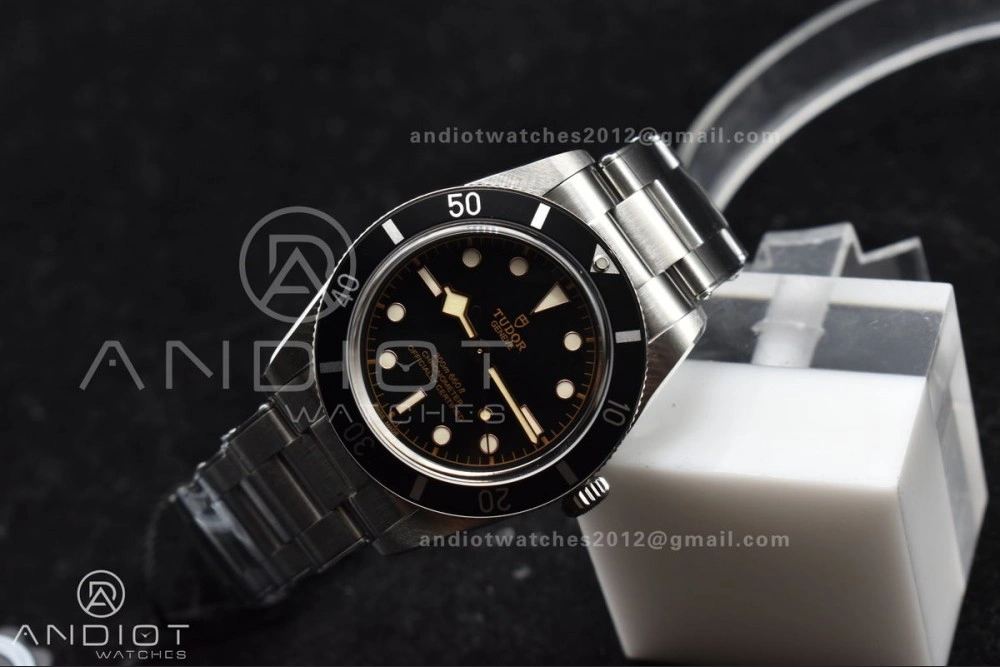 Stretchable Heritage Black Bay 37mm SS ZF 1:1 Best Edition Black Dial on SS Bracelet A 1263