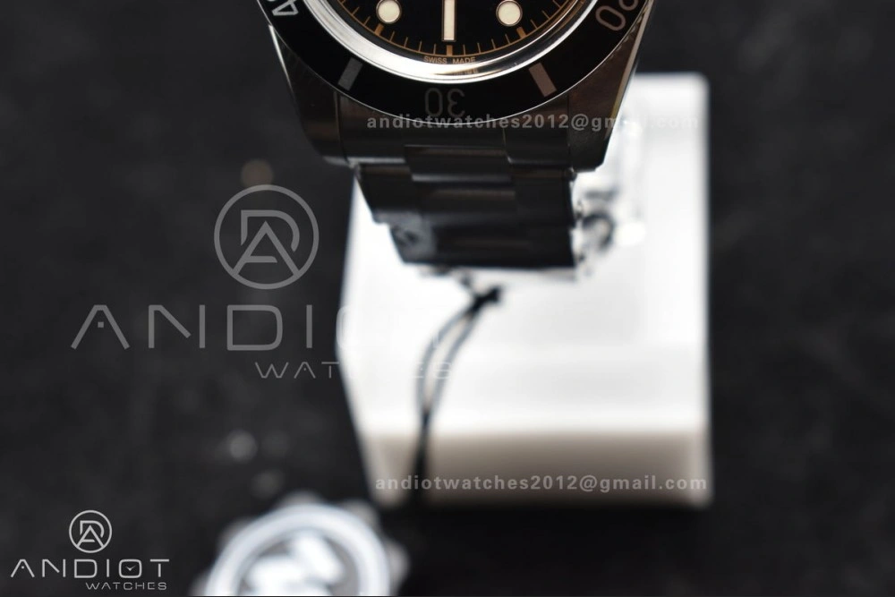 Stretchable Heritage Black Bay 37mm SS ZF 1:1 Best Edition Black Dial on SS Bracelet A 1263