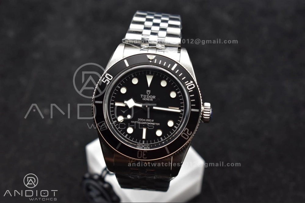 SunProtective Heritage Black Bay 41mm SS ZF 1:1 Best Edition Black Dial on Jubilee Bracelet A 1267