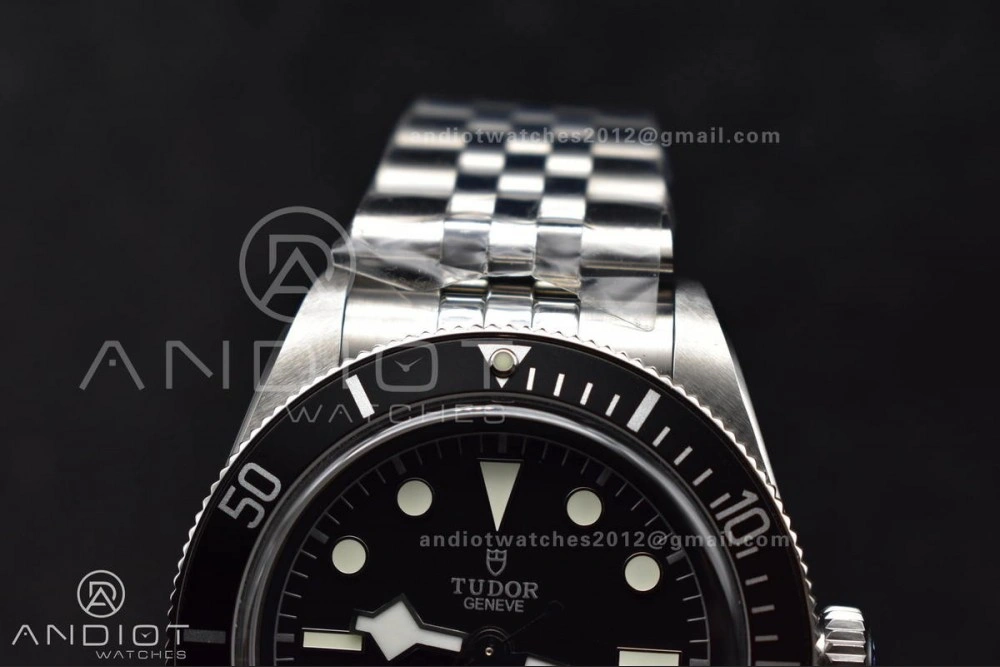 SunProtective Heritage Black Bay 41mm SS ZF 1:1 Best Edition Black Dial on Jubilee Bracelet A 1267