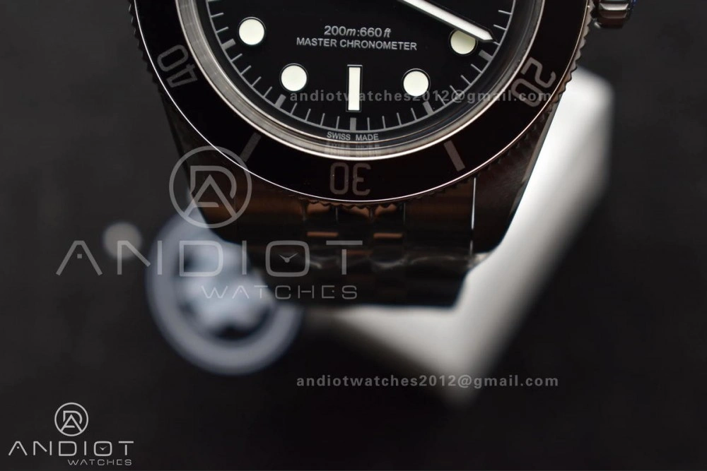 SunProtective Heritage Black Bay 41mm SS ZF 1:1 Best Edition Black Dial on Jubilee Bracelet A 1267