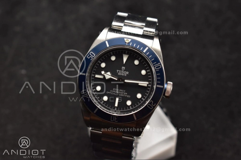 Heritage Black Bay Blue Bezel ZF 1:1 Best Edition on SS Bracelet A2824 V Refined 1271