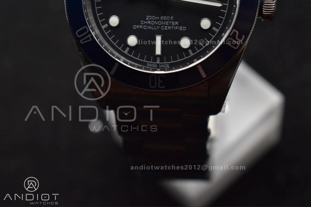 Heritage Black Bay Blue Bezel ZF 1:1 Best Edition on SS Bracelet A2824 V Refined 1271
