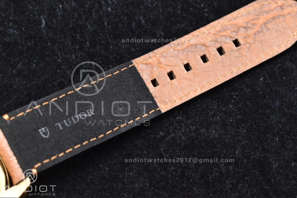 GoodFit Heritage Black Bay Bronze Blue XF 1:1 Best Edition on Aged Brown Leather Strap A2824 V3 (Free Nato Strap) 1272