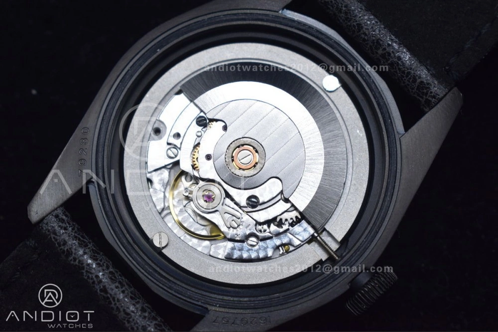 Heritage Black Bay Dark DLC ZF 1:1 Best Edition Black Bezel on Distressed Leather Strap A2824 V WrinkleFree 425