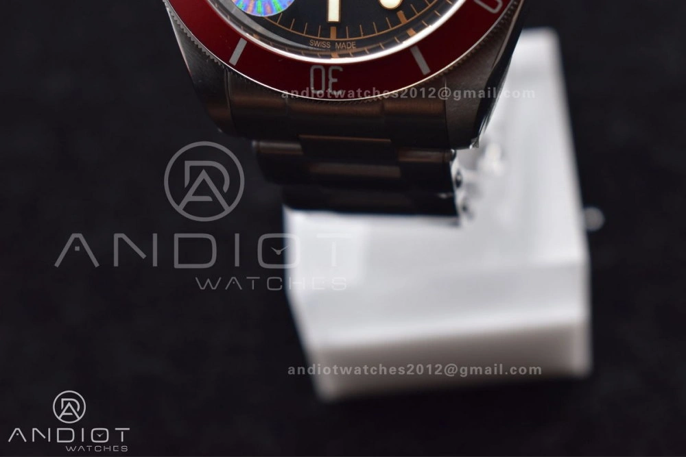 EasyMatch Heritage Black Bay Red Bezel ZF 1:1 Best Edition on SS Bracelet A 1276