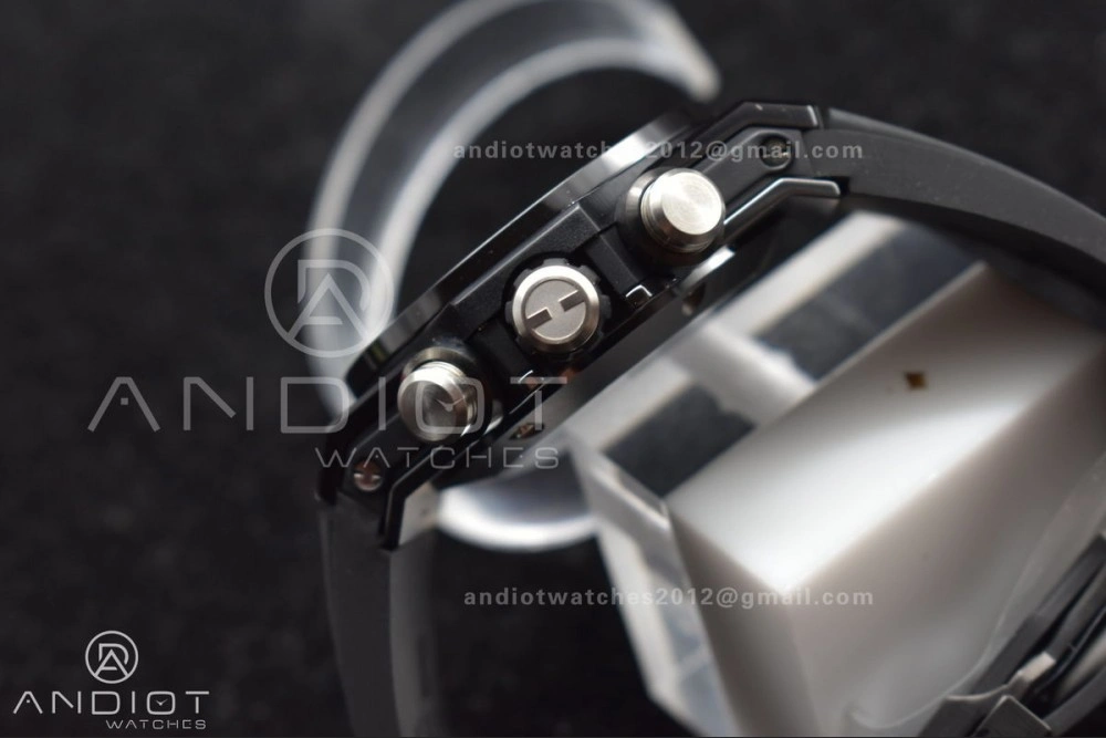 Hublot Big Bang Unico Titanium ZF 1:1 Best Edition Black Skeleton Dial On Black Rubber Strap A AllSeason 267