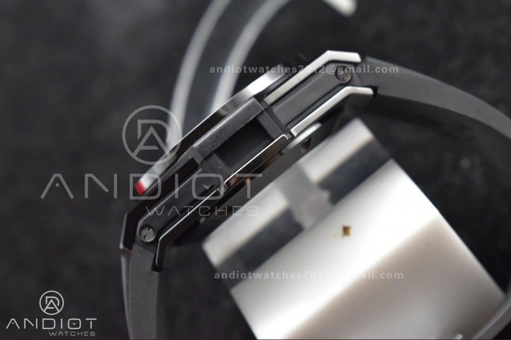 Hublot Big Bang Unico Titanium ZF 1:1 Best Edition Black Skeleton Dial On Black Rubber Strap A AllSeason 267