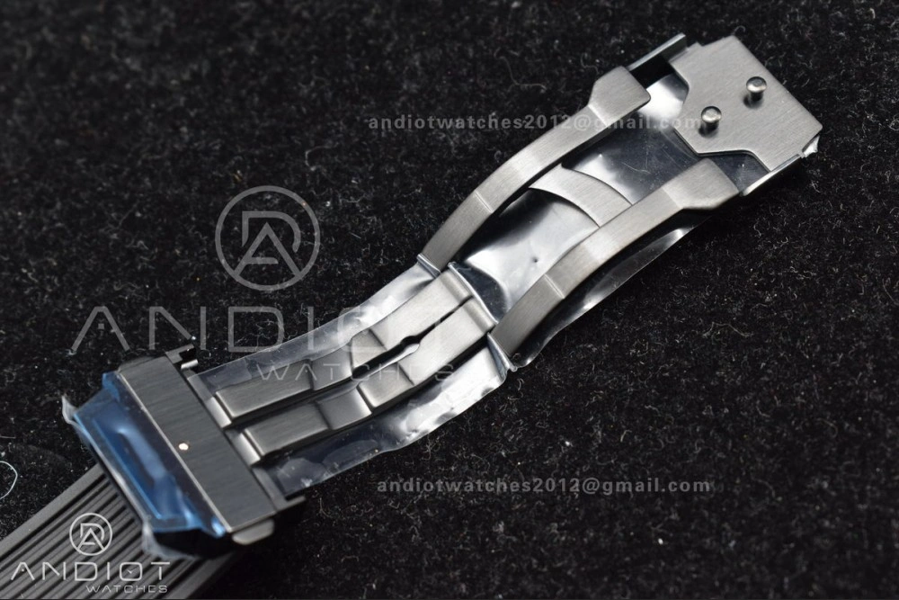 Hublot Big Bang Unico Titanium ZF 1:1 Best Edition Black Skeleton Dial On Black Rubber Strap A AllSeason 267