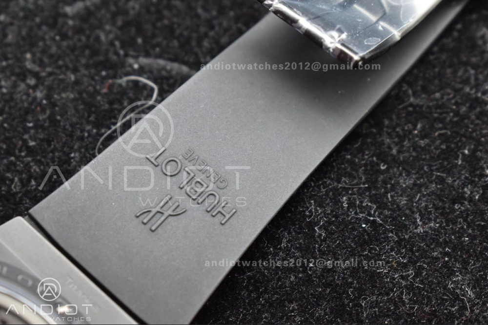 Hublot Big Bang Unico Titanium ZF 1:1 Best Edition Black Skeleton Dial On Black Rubber Strap A AllSeason 267