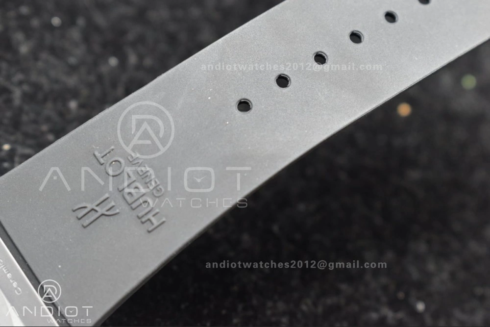 Hublot Big Bang Unico Titanium ZF 1:1 Best Edition Black Skeleton Dial On Black Rubber Strap A AllSeason 267