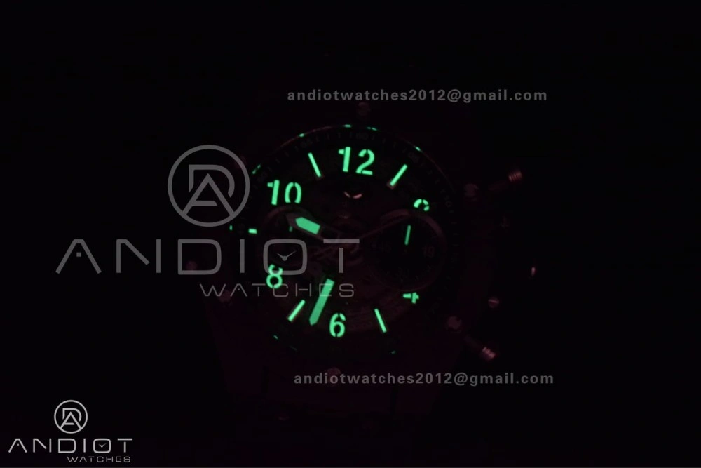 Hublot Big Bang Unico Titanium ZF 1:1 Best Edition Black Skeleton Dial On Black Rubber Strap A AllSeason 267