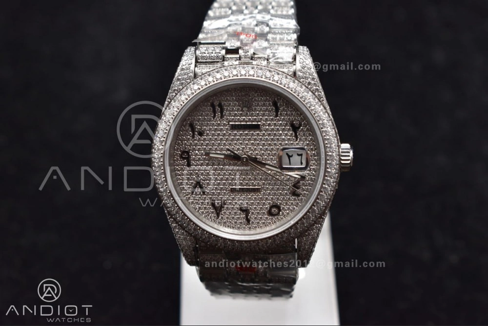 Elegant JDF 41mm Best Version Diamond DateJust Arabic Markers 896